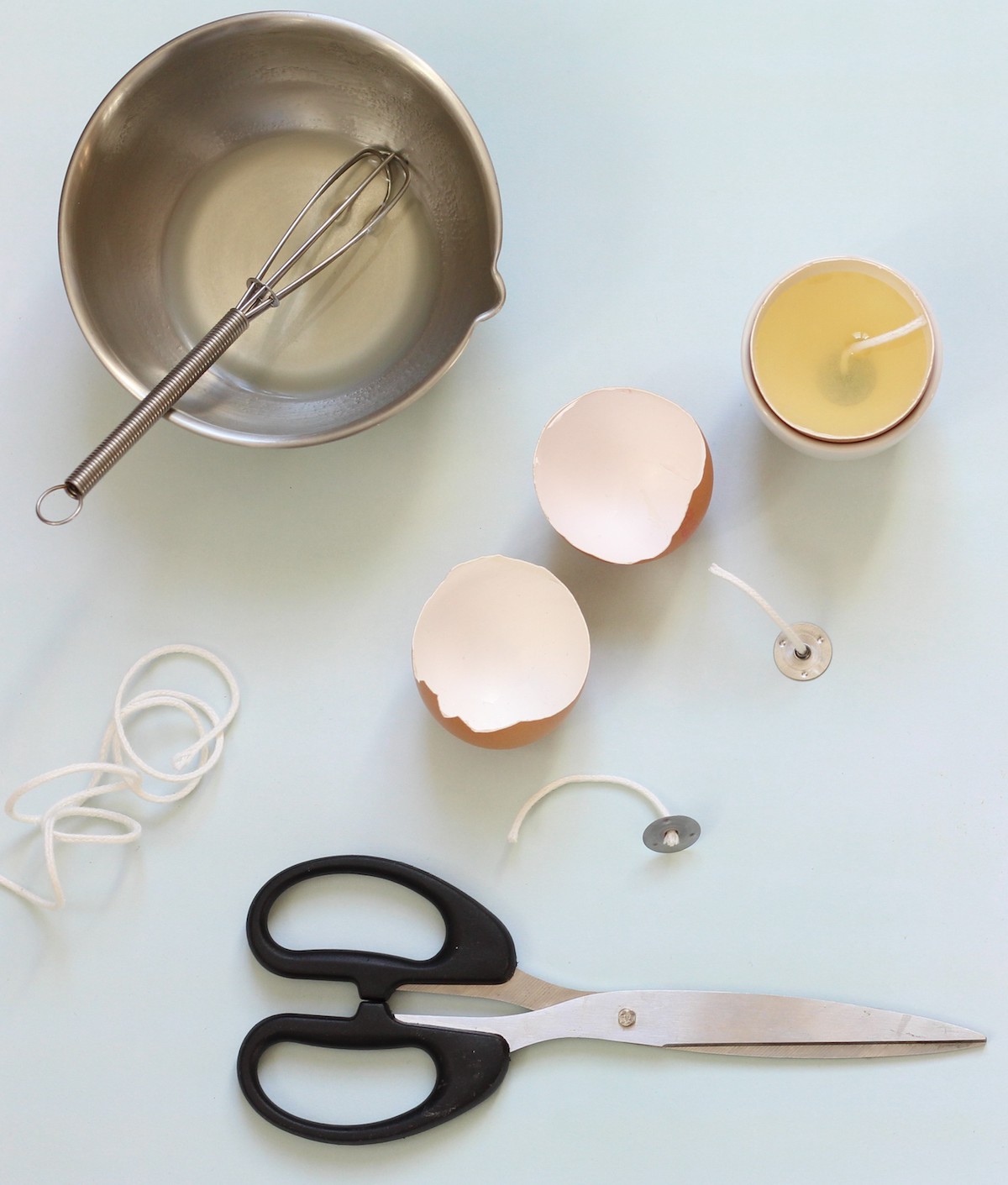 comment fabriquer bougie oeuf - blog création diy - clem around the corner