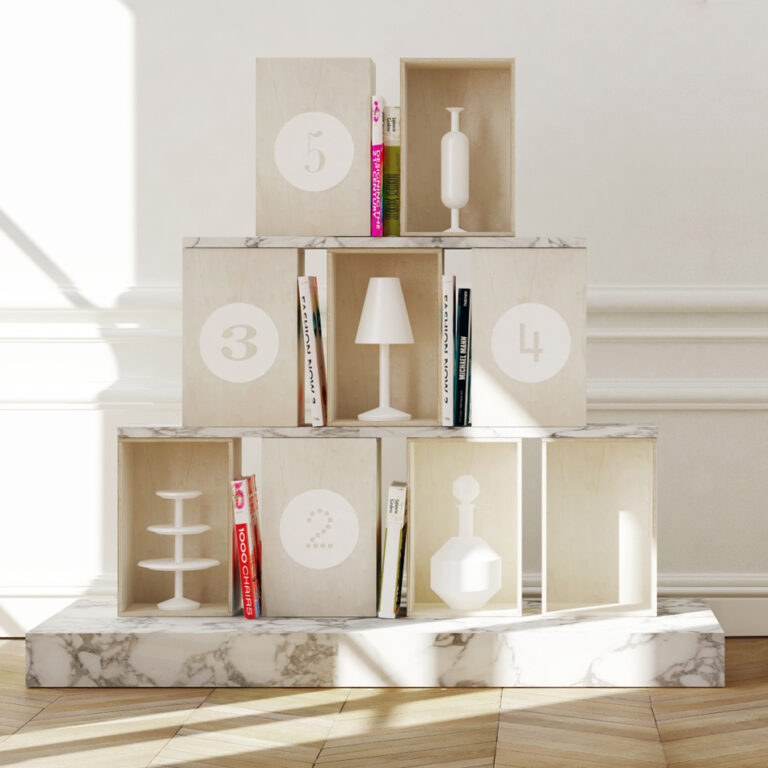 designer box idée cadeau fan design pendaison crémaillère original déménagement