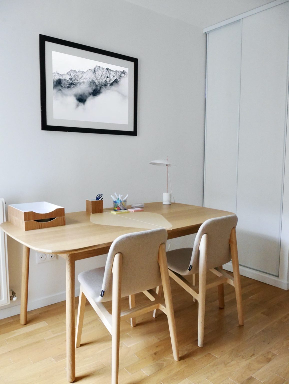 home office idylle pièce bureau appartement rueil - blog déco - clem around the corner