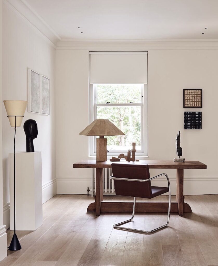 habitat de la capitale anglaise coin bureau retro - blog décoration - clematc