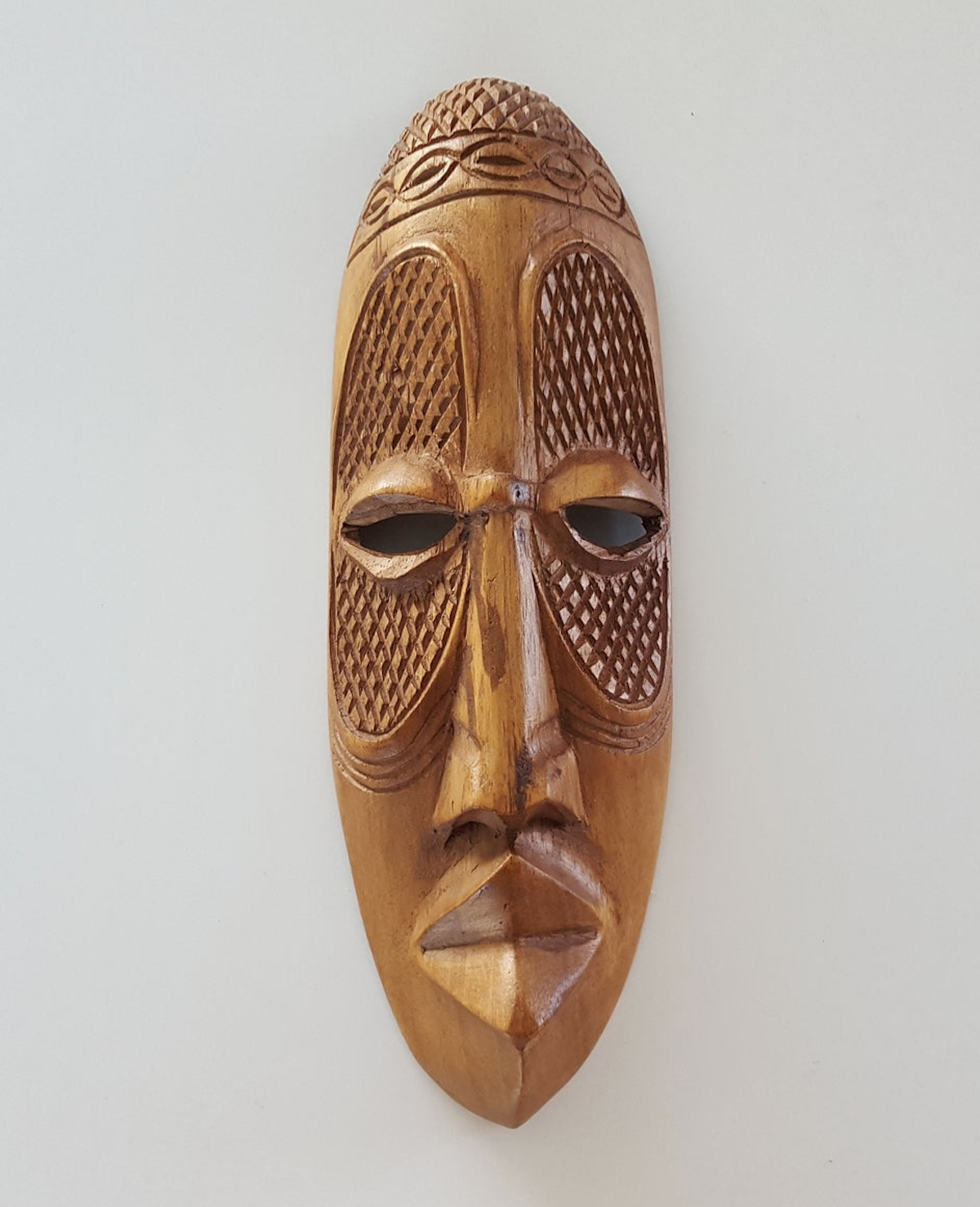 masque bois africain déco intérieure - clematc