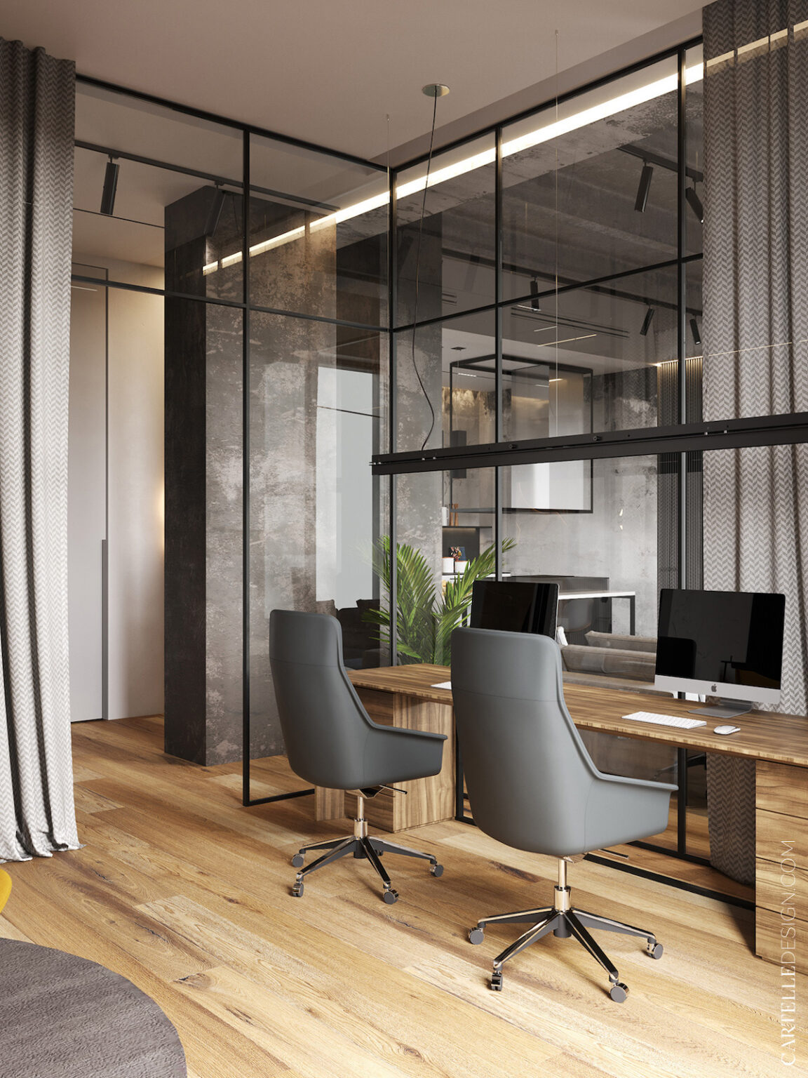home office loft blog décoration intérieur - clem around the corner