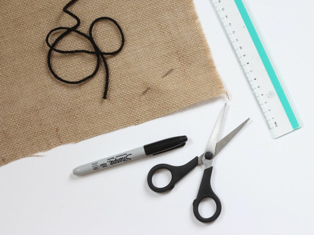 que faire chute tissu toile de jute diy décoration objet détourné astuce