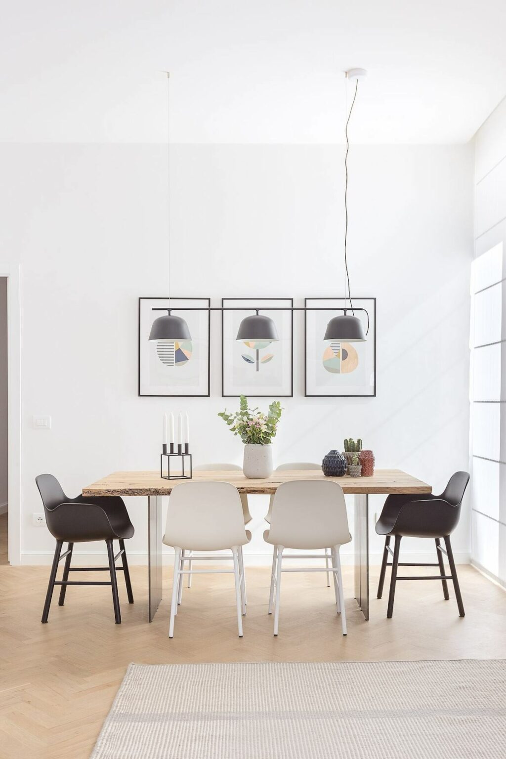 salle à manger danoise design symétrie blog déco clem around the corner