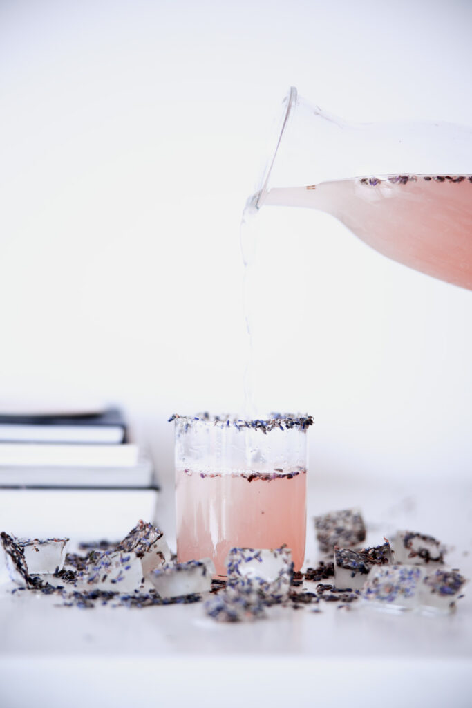 recette facile lavande violet infusion glacée déco fleurs séchées blog déco