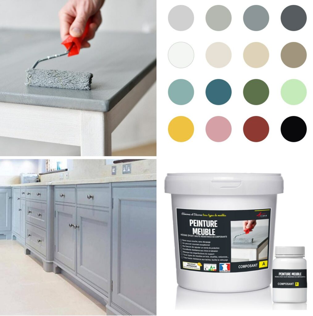 refaire cuisine home staging relooking peindre meuble façade couleur - blog déco