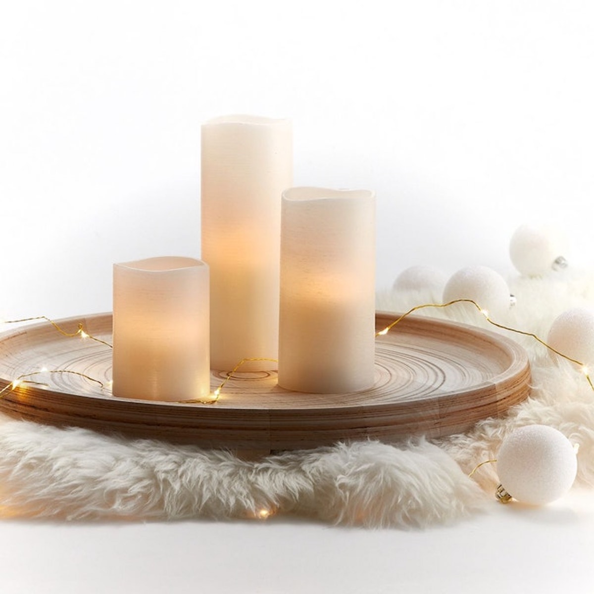 bougies ambiance guirlande lumineuse design - blog déco - clemaroundthecorner
