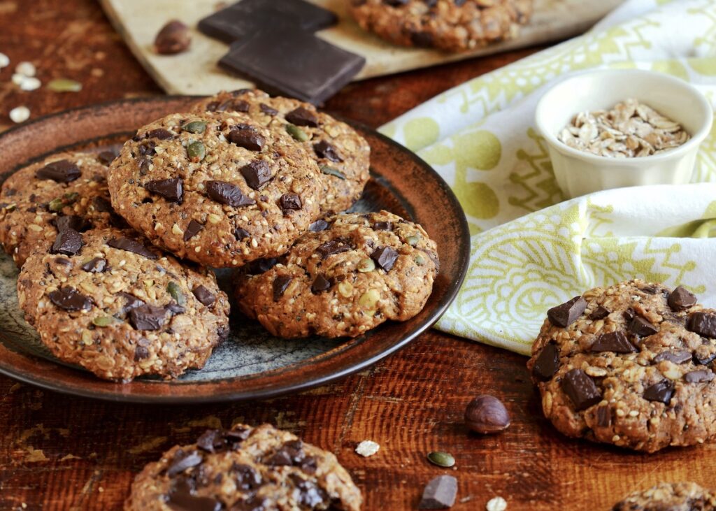 Cookies healthy aux flocons d'avoine et sans beurre