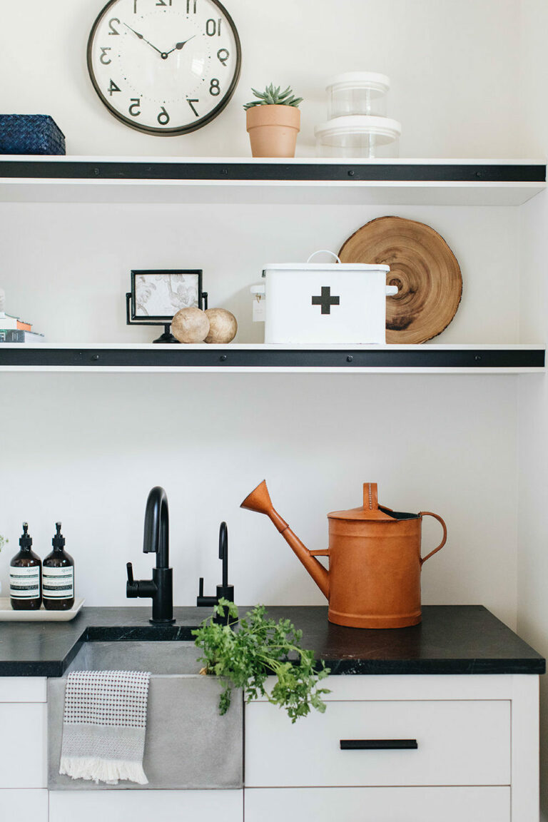 décoration buanderie rétro vintage ferme rénovée aménagement design