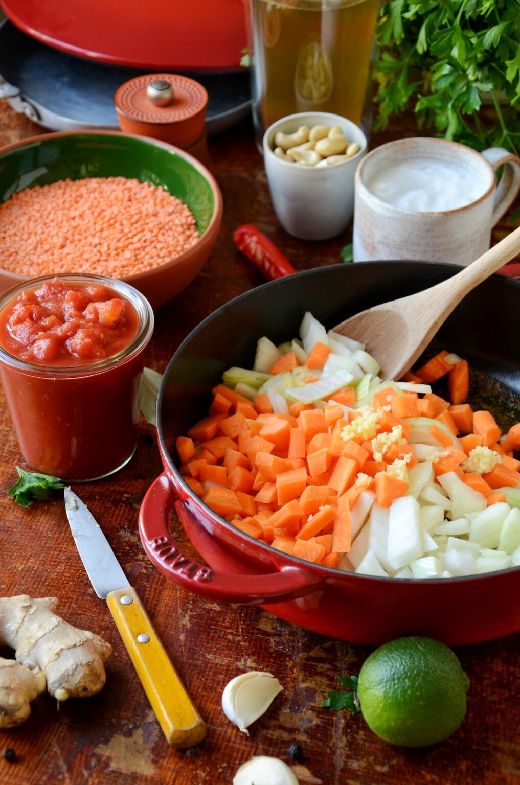 plat indien équilibre vegan carotte légume hiver - blog cuisine maison