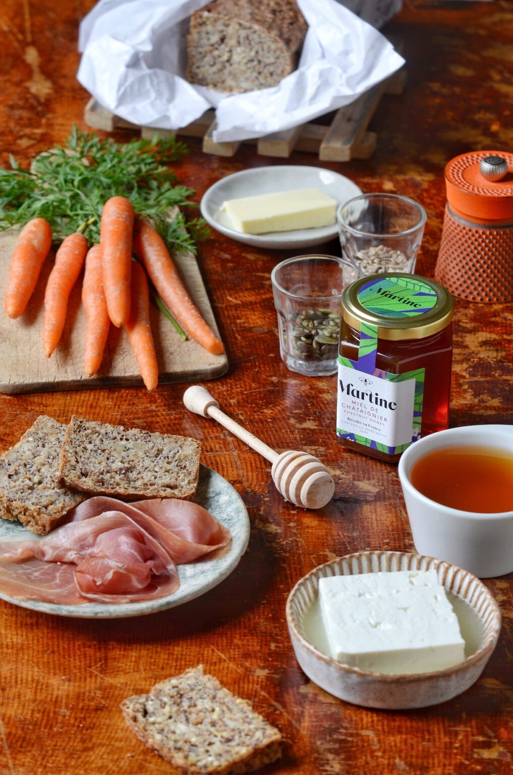 boucherie Grégoire jambon Bigorre pain tomate Pan Con Tomate