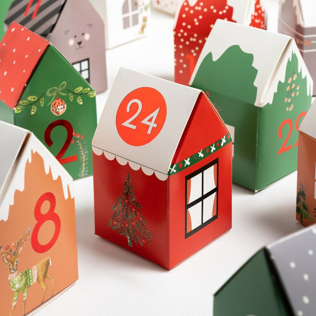 calendrier Avent famille adulte maison à remplir diy