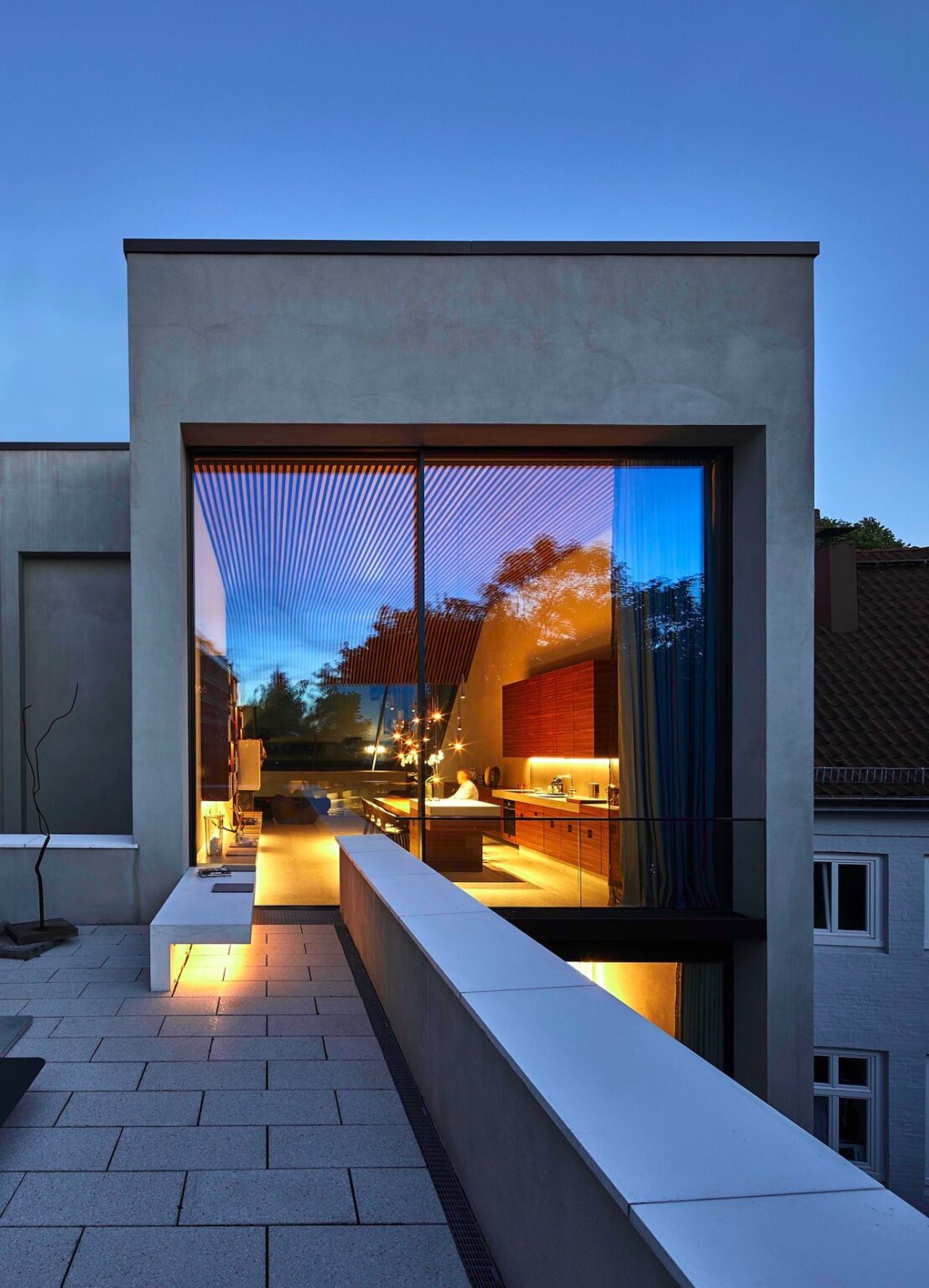 terrasse appartement baie vitrée blog déco clematc