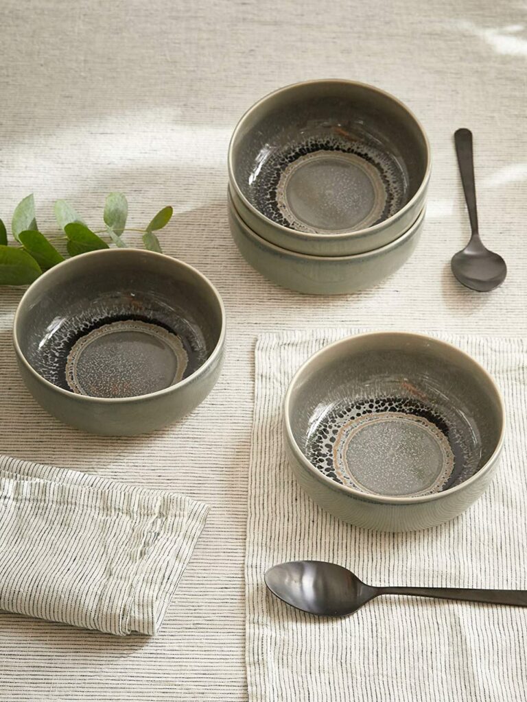 Bol gris vert naturel déco artisanale naturelle deco intérieure