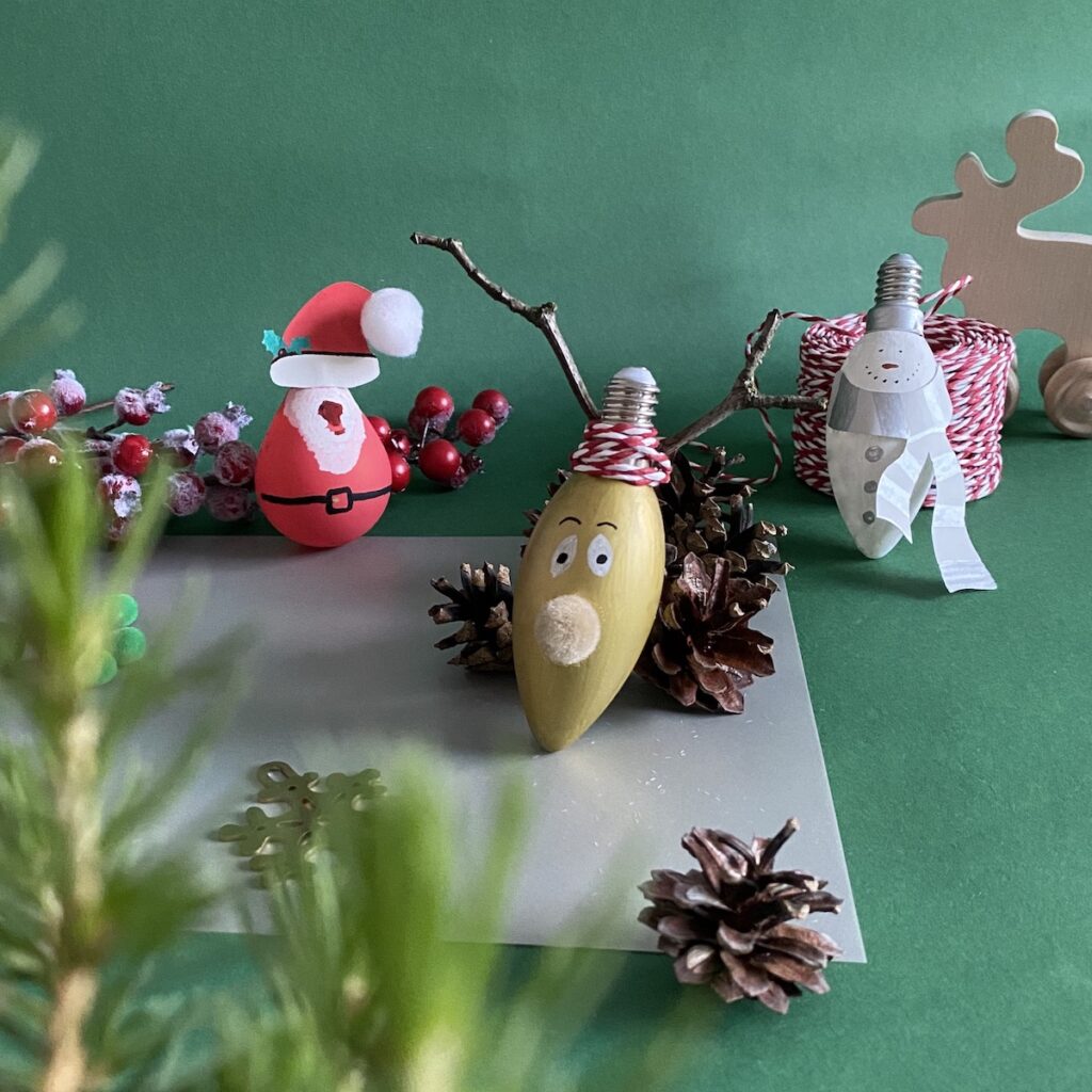 activité manuelle créer soi-même ses décoration de sapin Noël