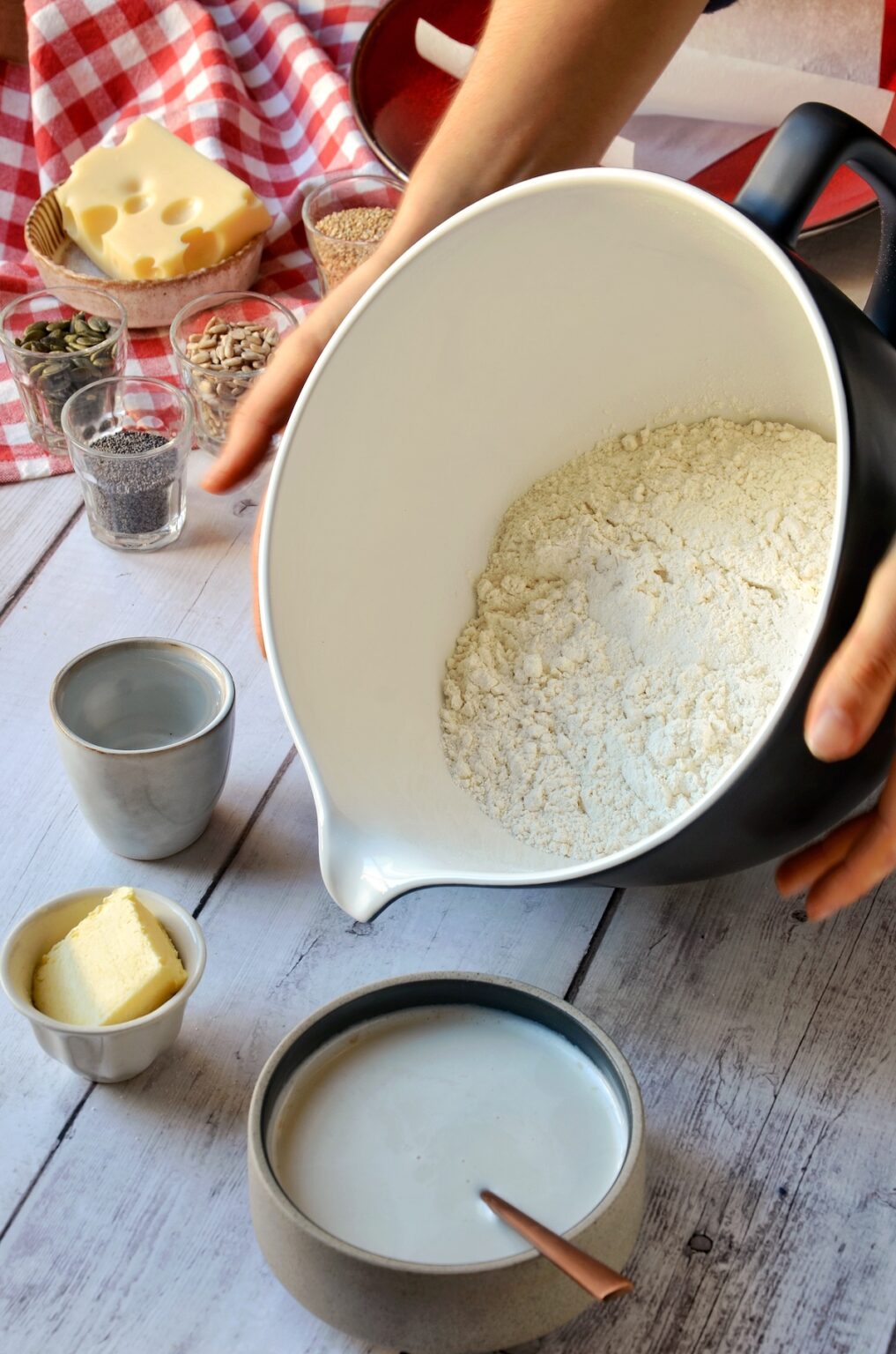 idée recette apéritif sain gourmand pain maison fromage gratiné graines