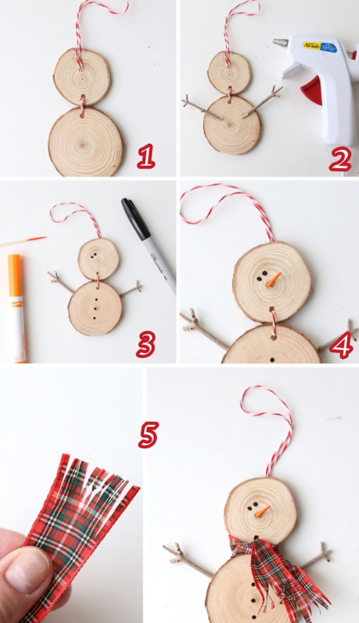 tutoriel diy bonhomme de neige décoration - blog déco - clemaroundthecorner