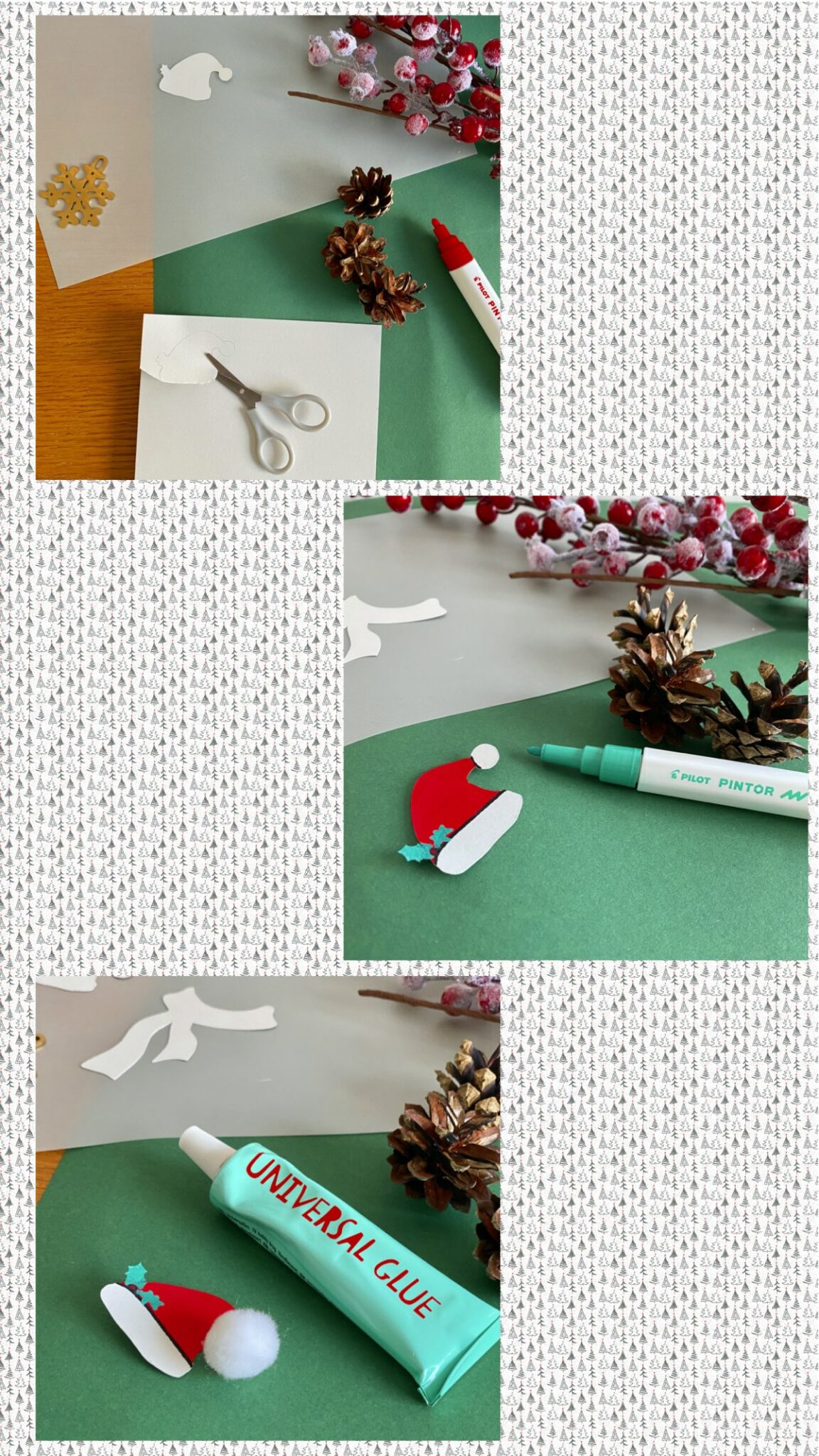upcycling déco de noël blog création décoration clemaroundthecorner