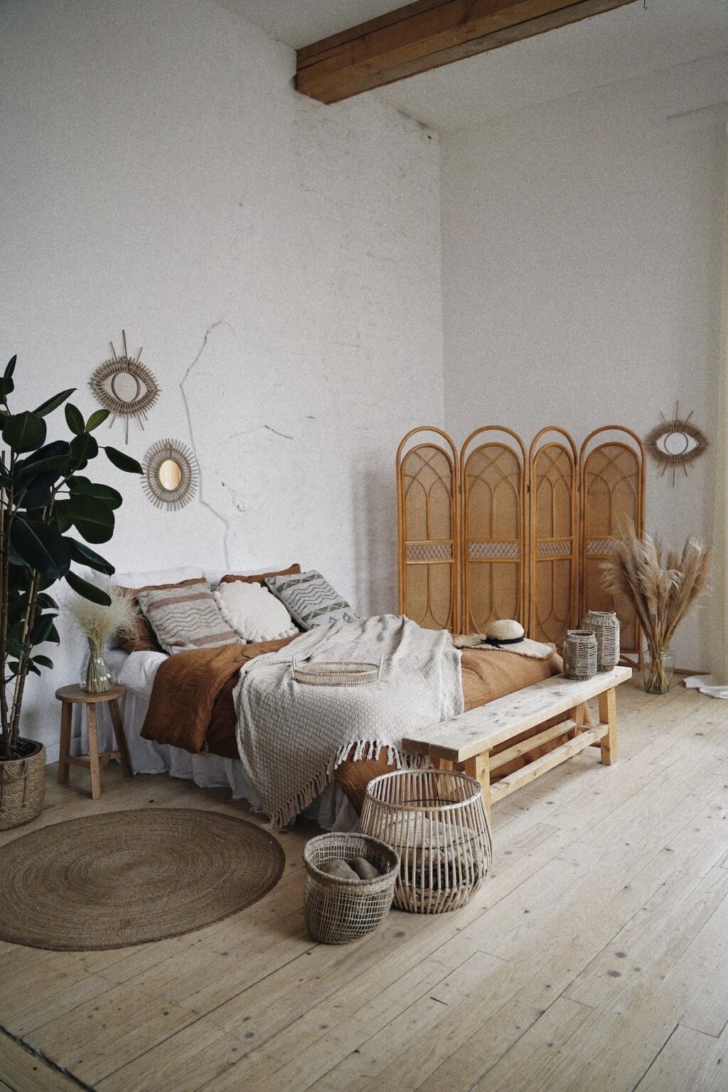 blog déco clemaroundthecorner bohème terracotta blanc