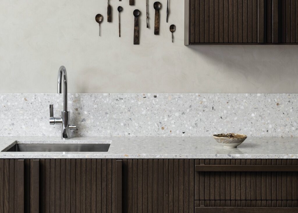 portes de cuisine en bois design japonisant déco