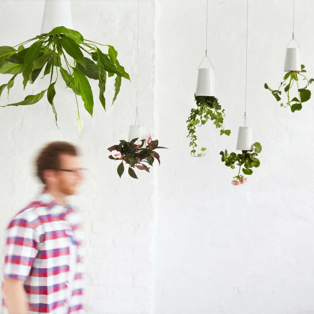 pot renversé cloison originale décoration intérieur - blog clem around the corner