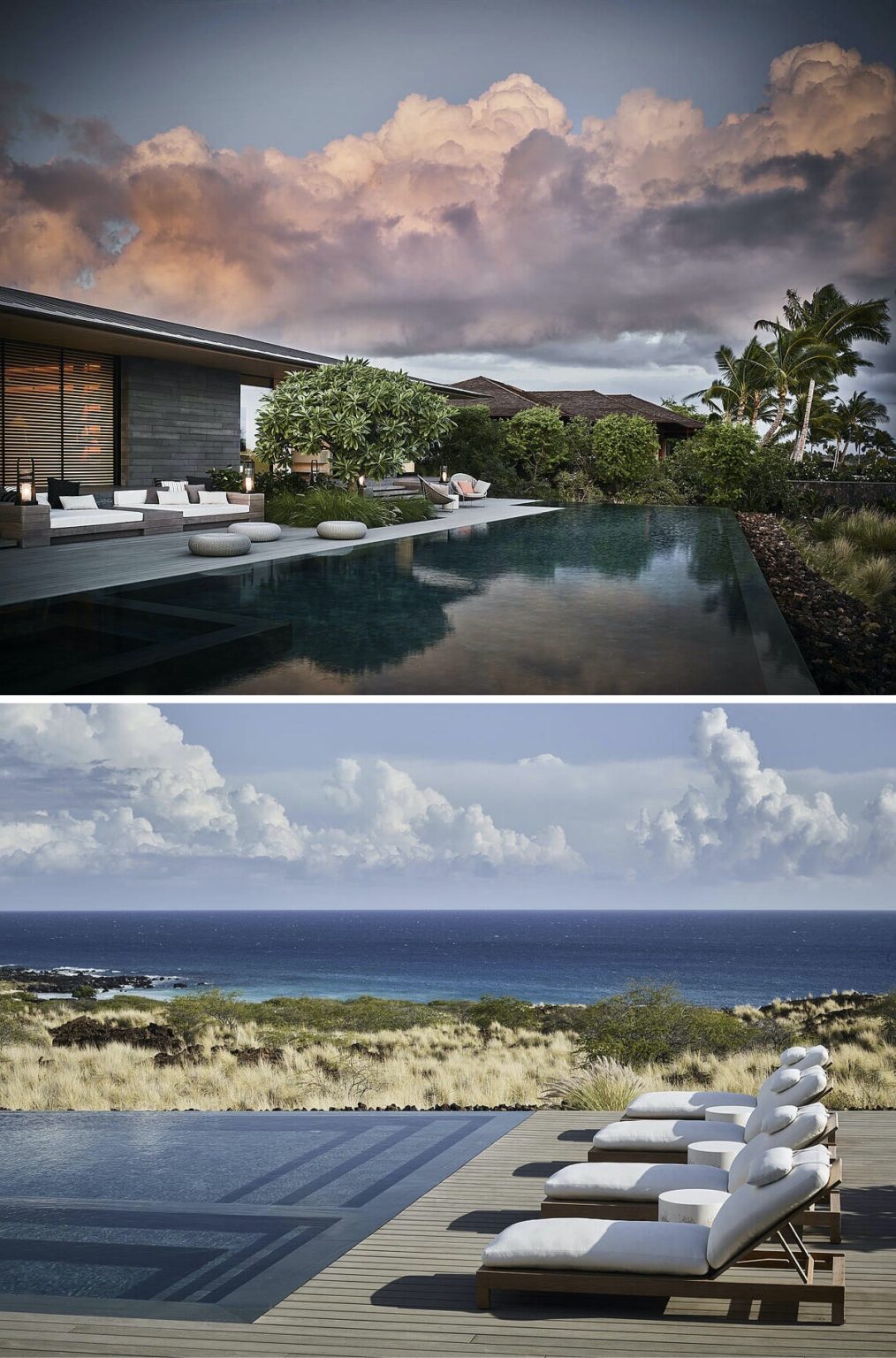 maison Kua Bay architecture nature sauvage Hawaï
