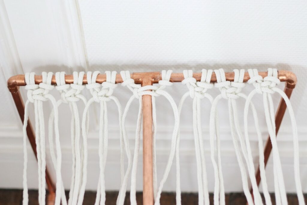 meuble original diy cuivre tuyaux plomberie