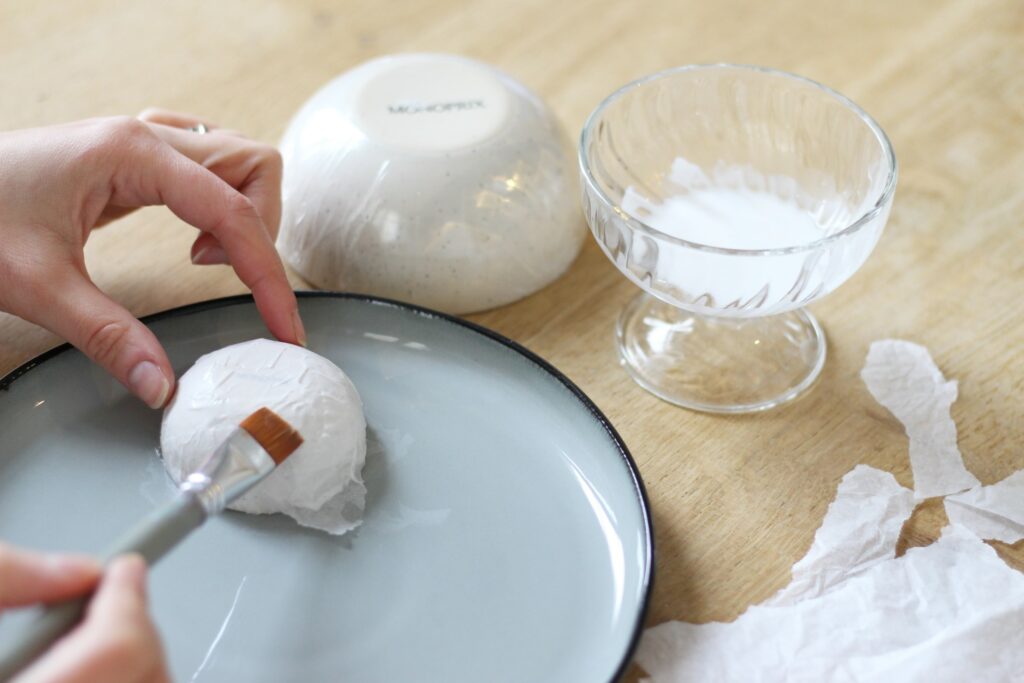 vide poche papier mâché diy facile