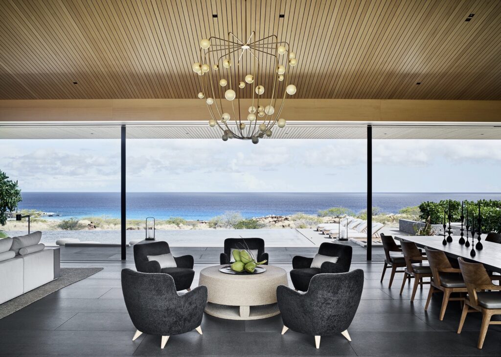 villa Kua Bay Hawai architecture vue plage mer