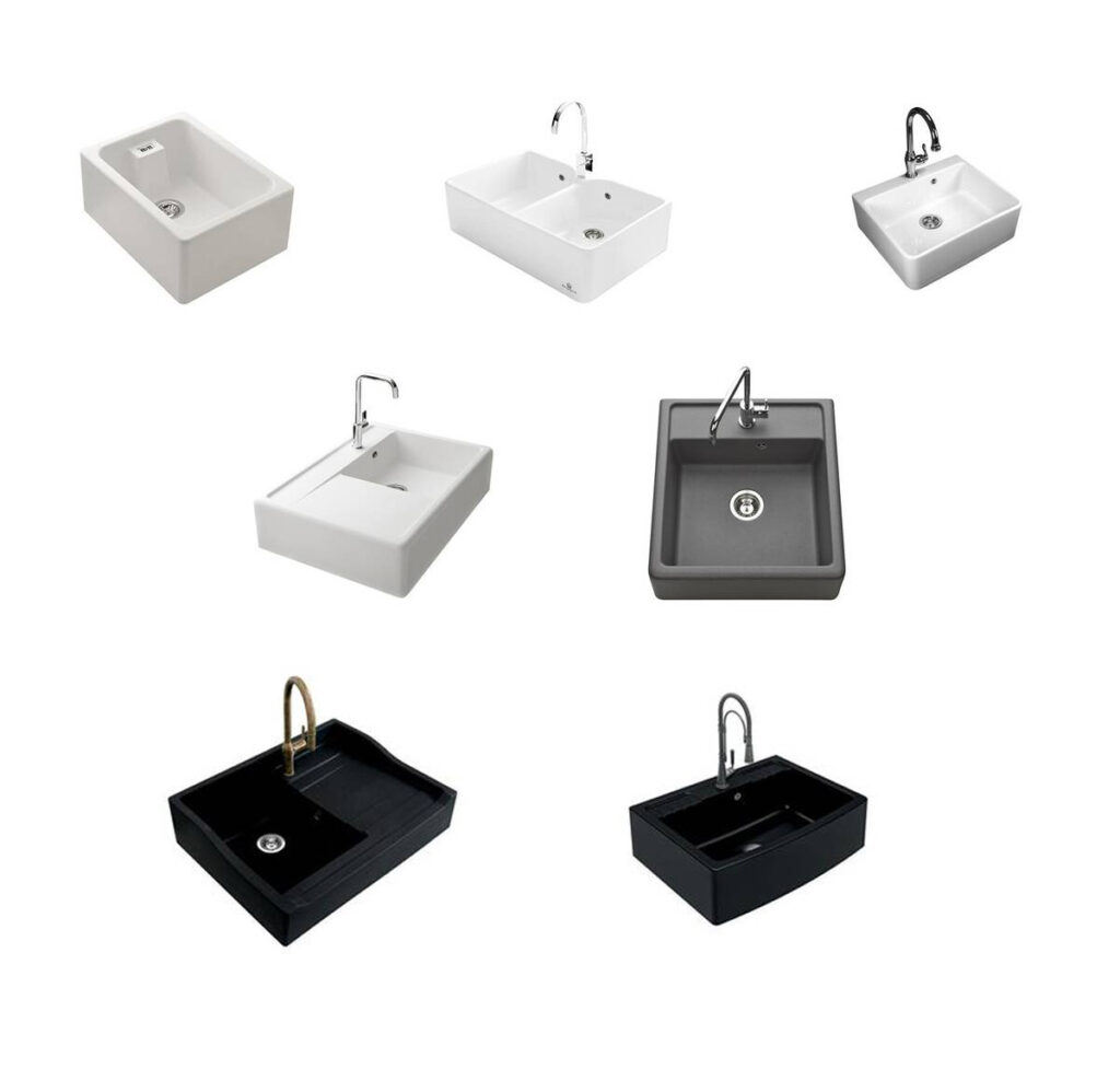 ou trouver un évier timbre d'office blanc gris noir