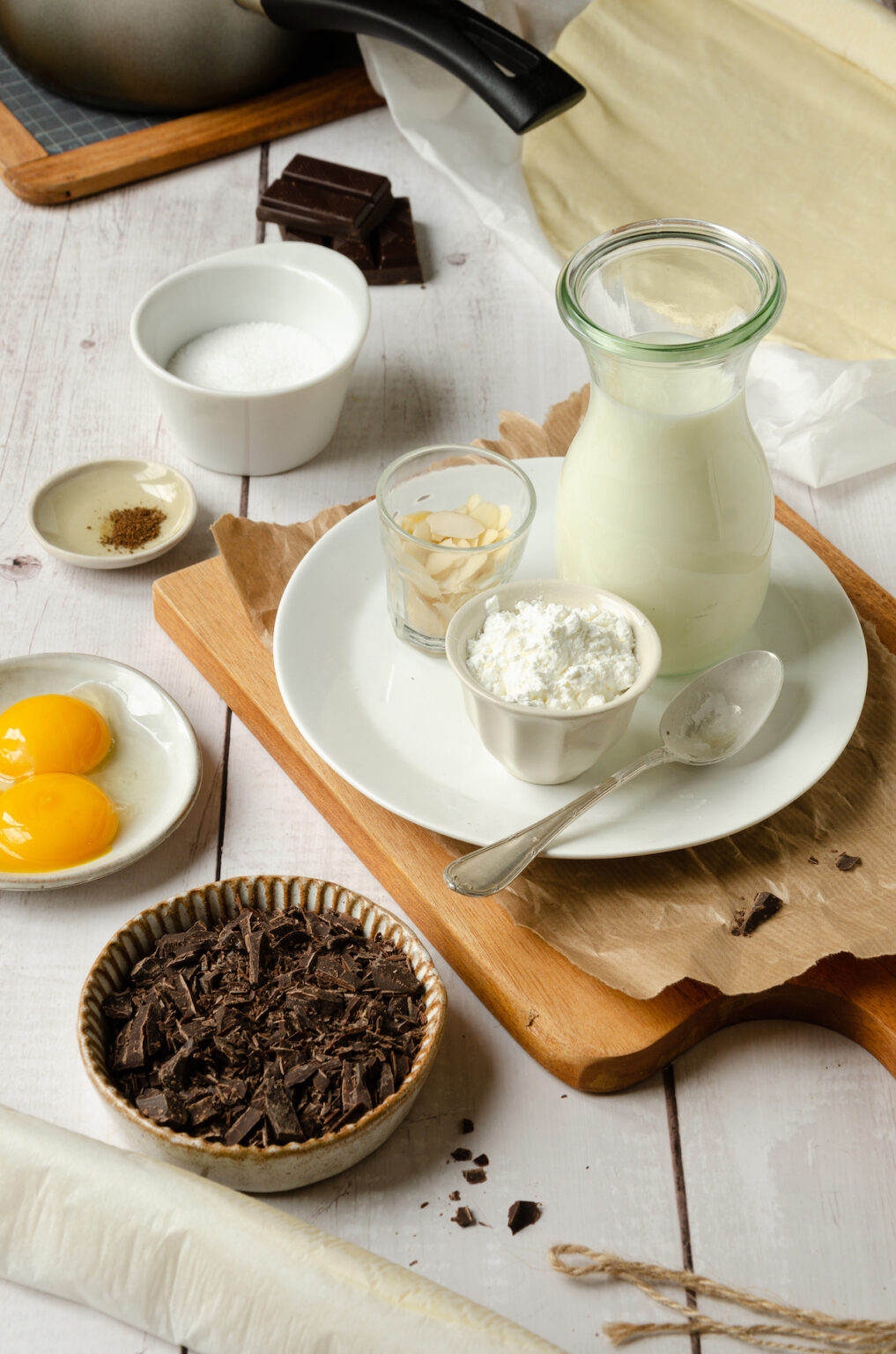 ingrédients viennoiserie chocolat noix de coco