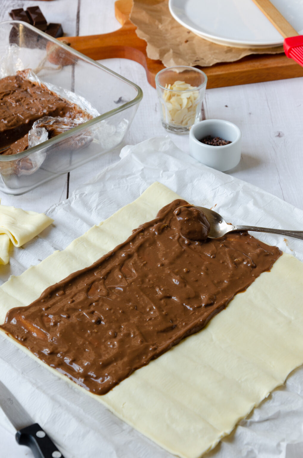 recette patte ours feuilleté chocolat gouter
