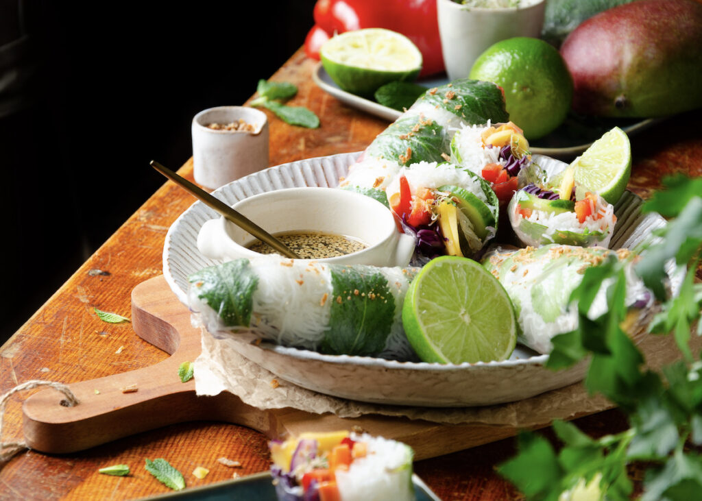 recette rouleaux de printemps vegan facile équilibre