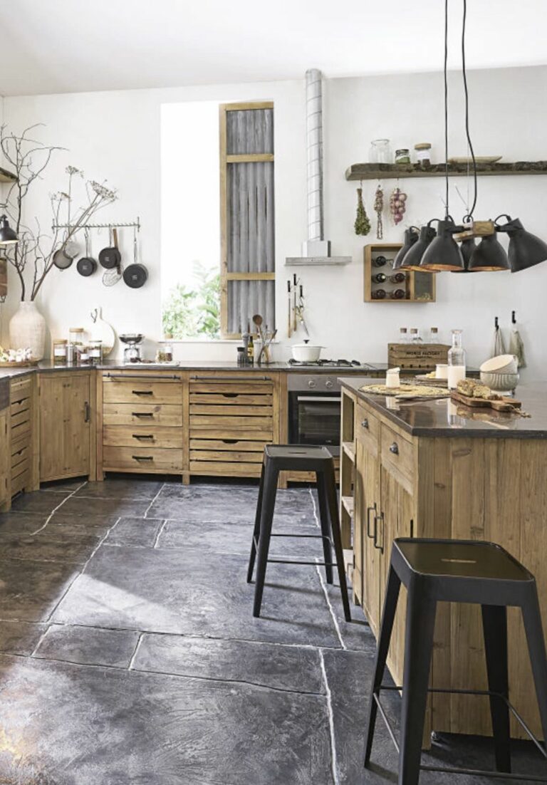 Cuisine façade en bois : apportez de la douceur - Clem Around The Corner