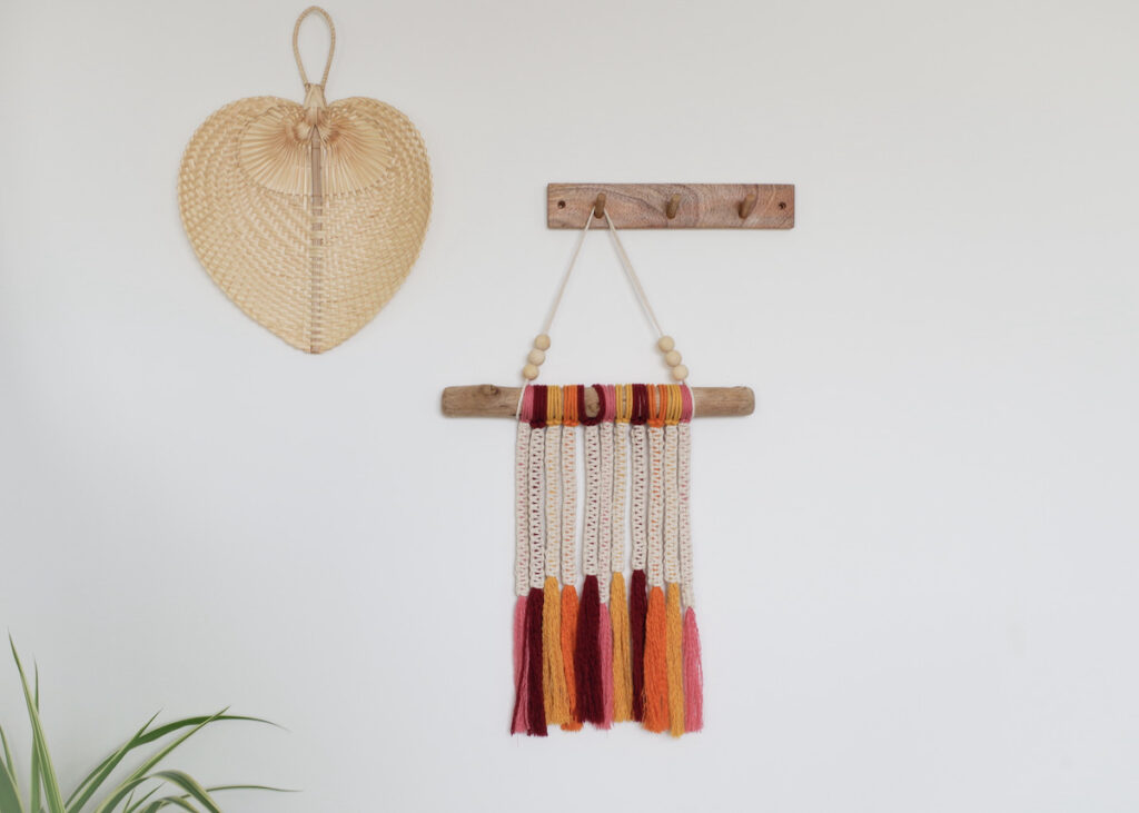 décoration murale en macramé - Blog déco DIY - Clem around the corner