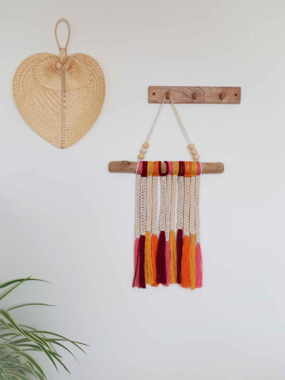 décoration murale macramé - blog création déco Clem atc