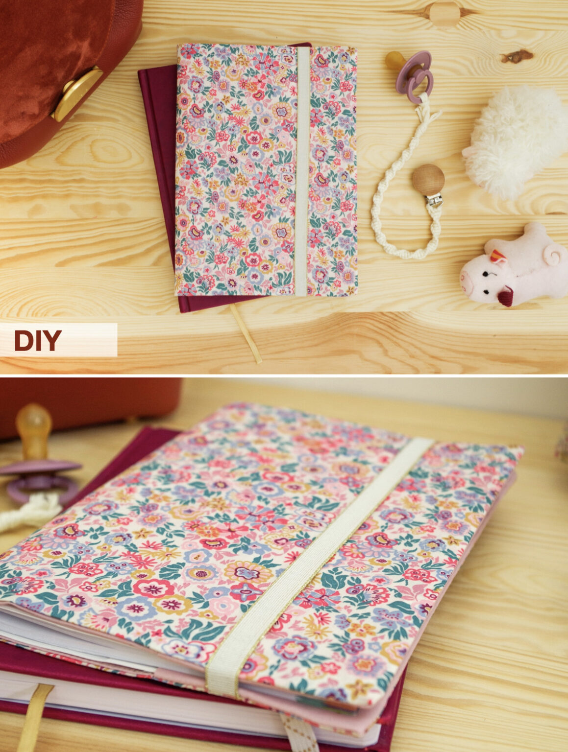 protège carnet de santé bébé personnalisé liberty diy