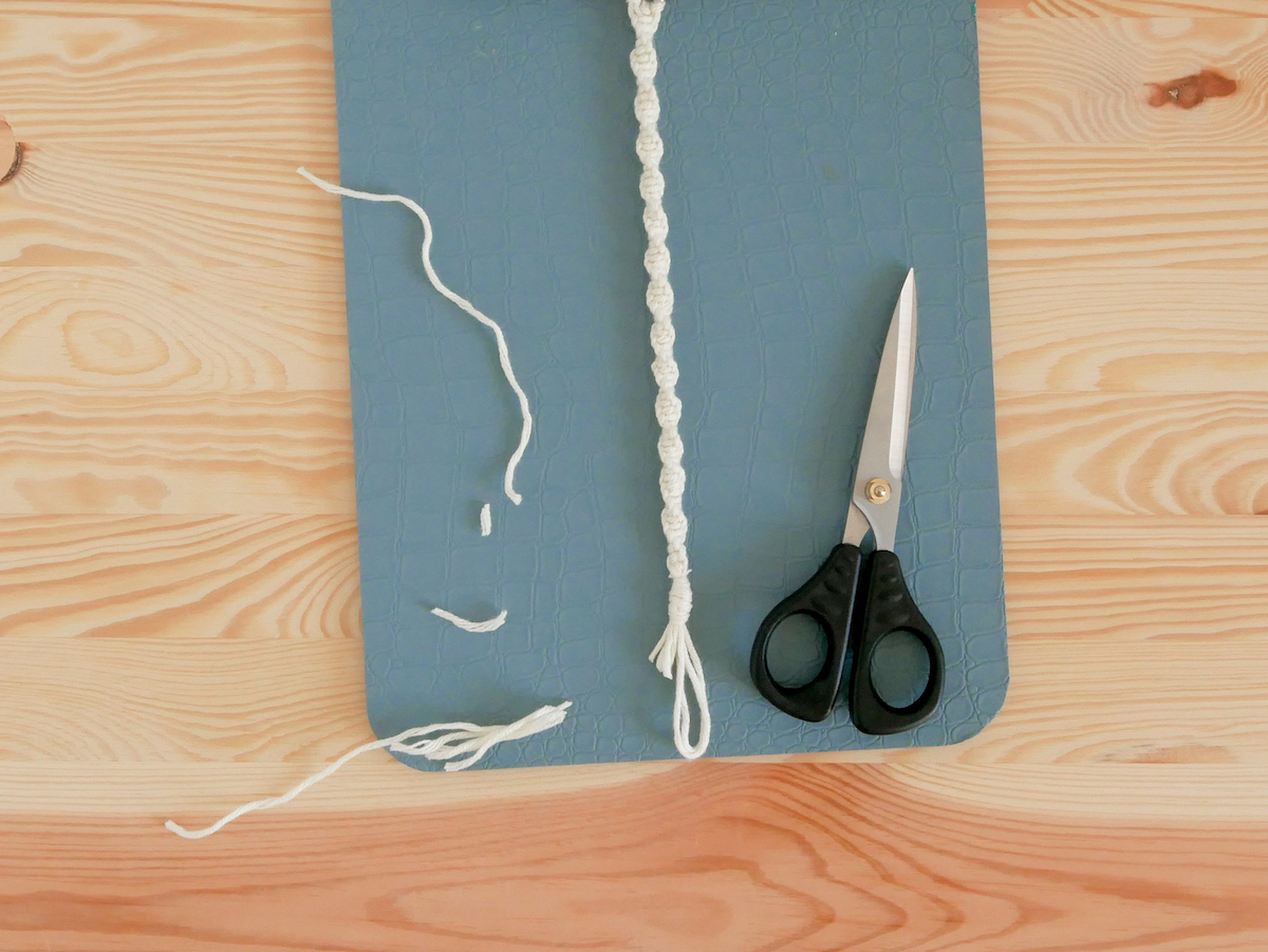 réussir tissage technique macramé noeud plat torsade facile corde