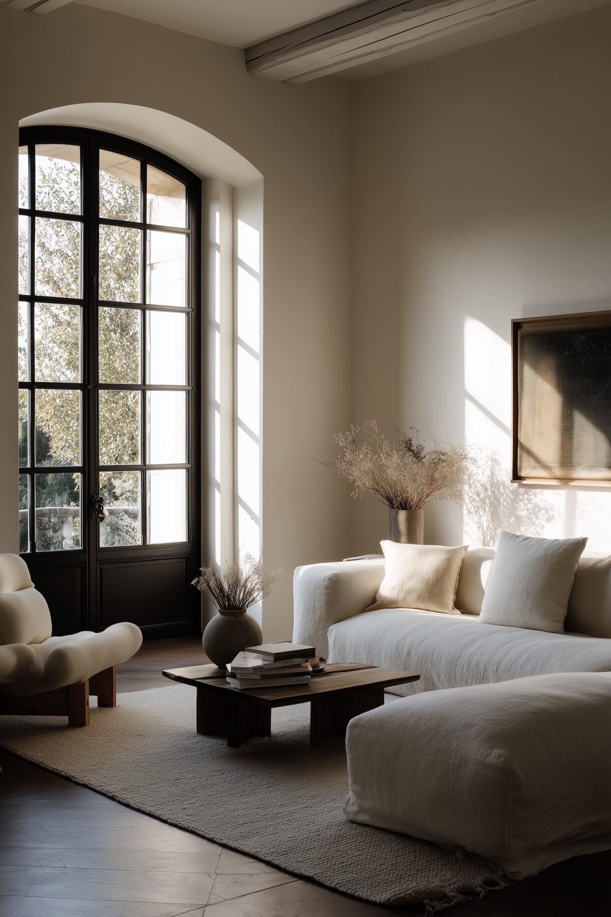 mas provencal canapé lit en L lin