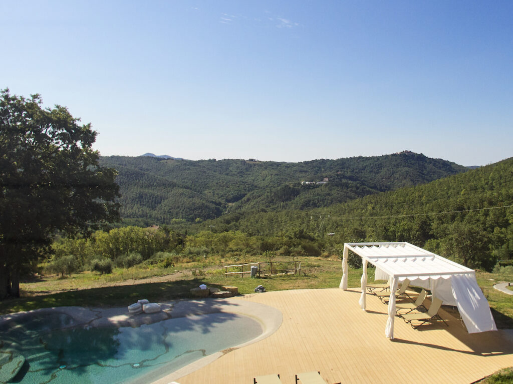 pergola de jardin plage piscine comme plage