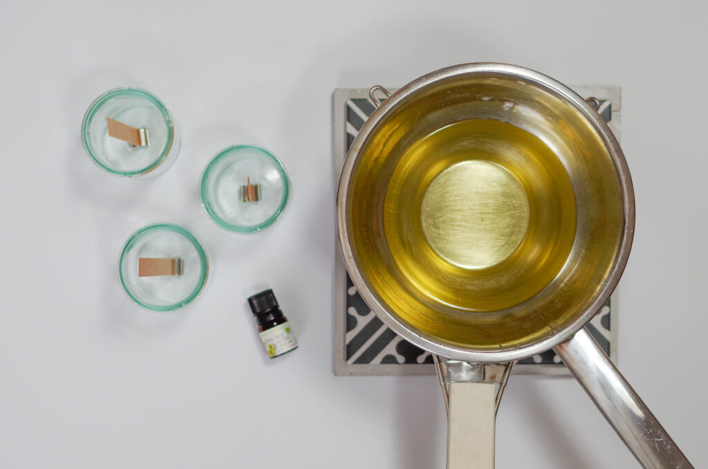 comment faire fondre cire soja naturelle bain-marie