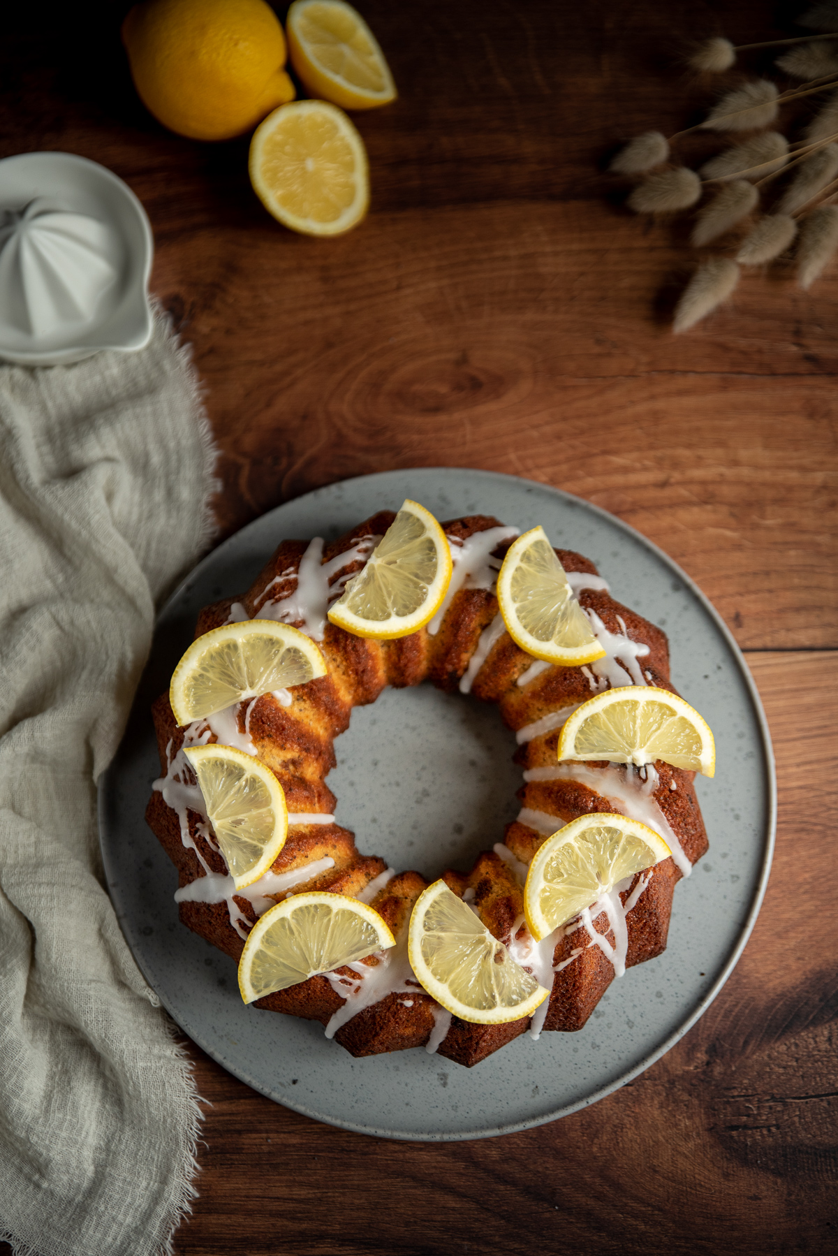 buttermilk lemon bundt cake glaze icing recipe from scratch