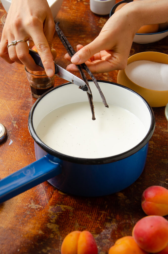 comment couper extraire gousse de vanille graines gratter