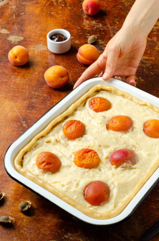 comment faire flan pâtissier fond tarte abricot frais