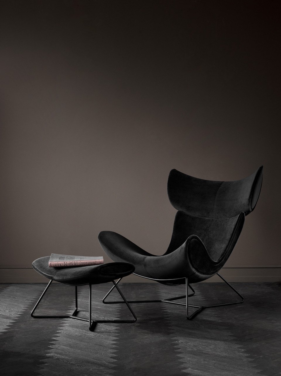 fauteuil tissus noir support acier fin chaise pour bureau salon