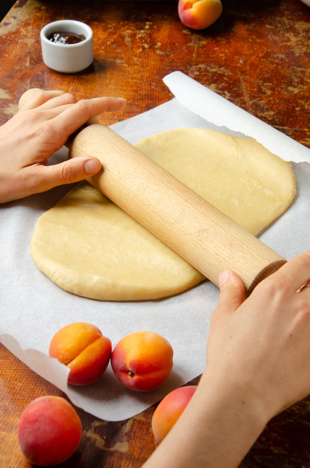 recette pâte pour flan pâtissier abricots frais fait-maison