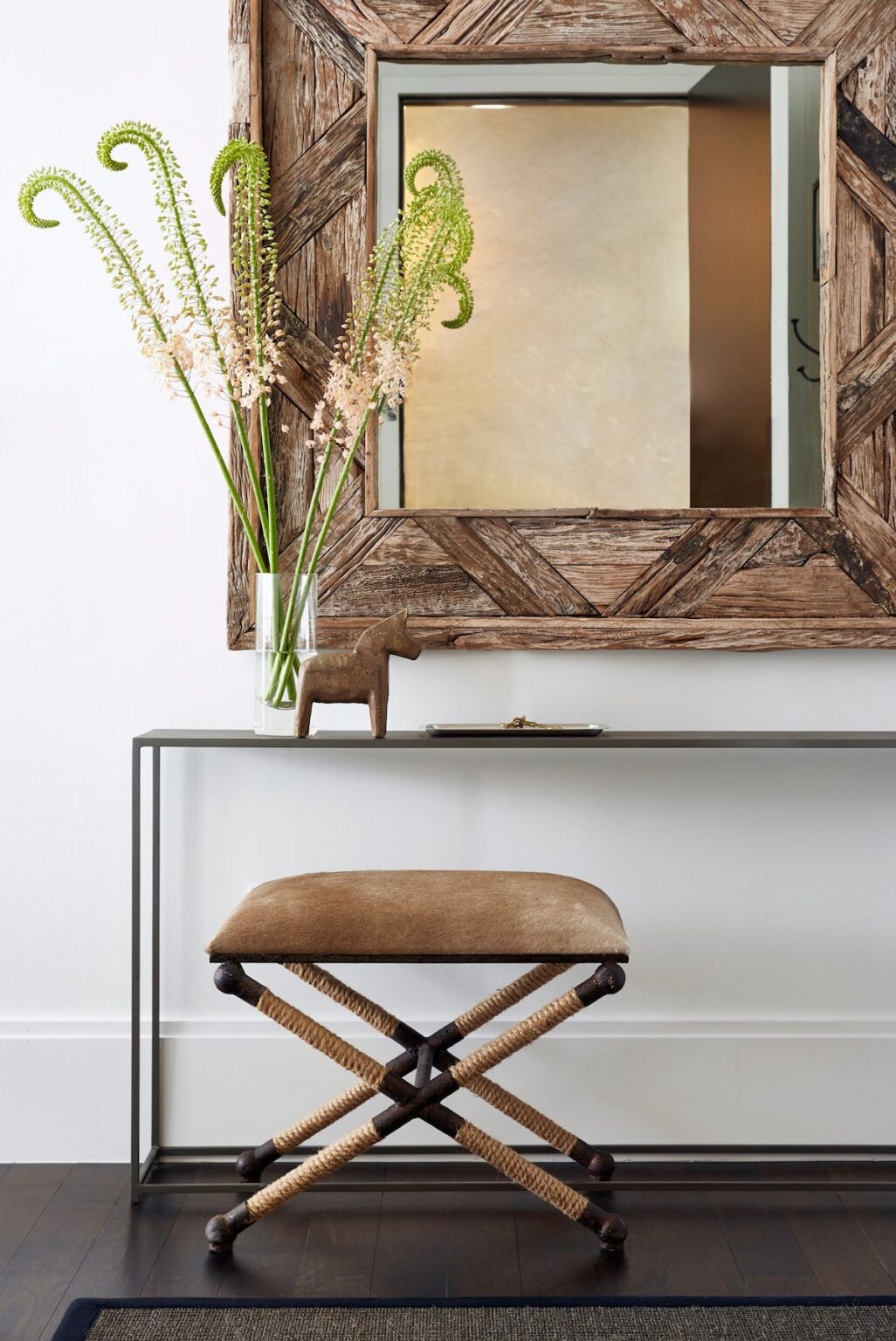 aménager petite entrée intérieur chic déco ethnique