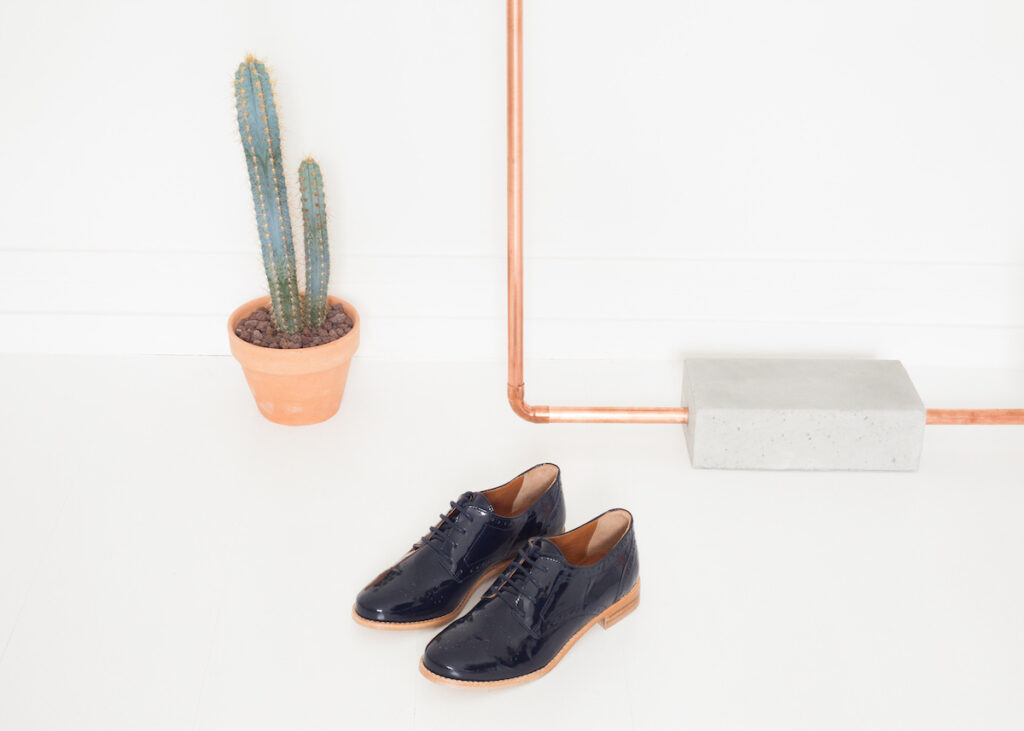 portant cuivre tendance deco intérieure indus moderne