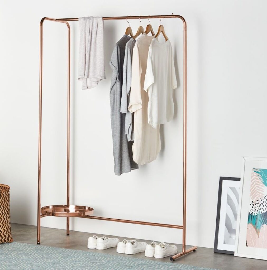 dressing ouvert rose gold tendance moderne plateau rond