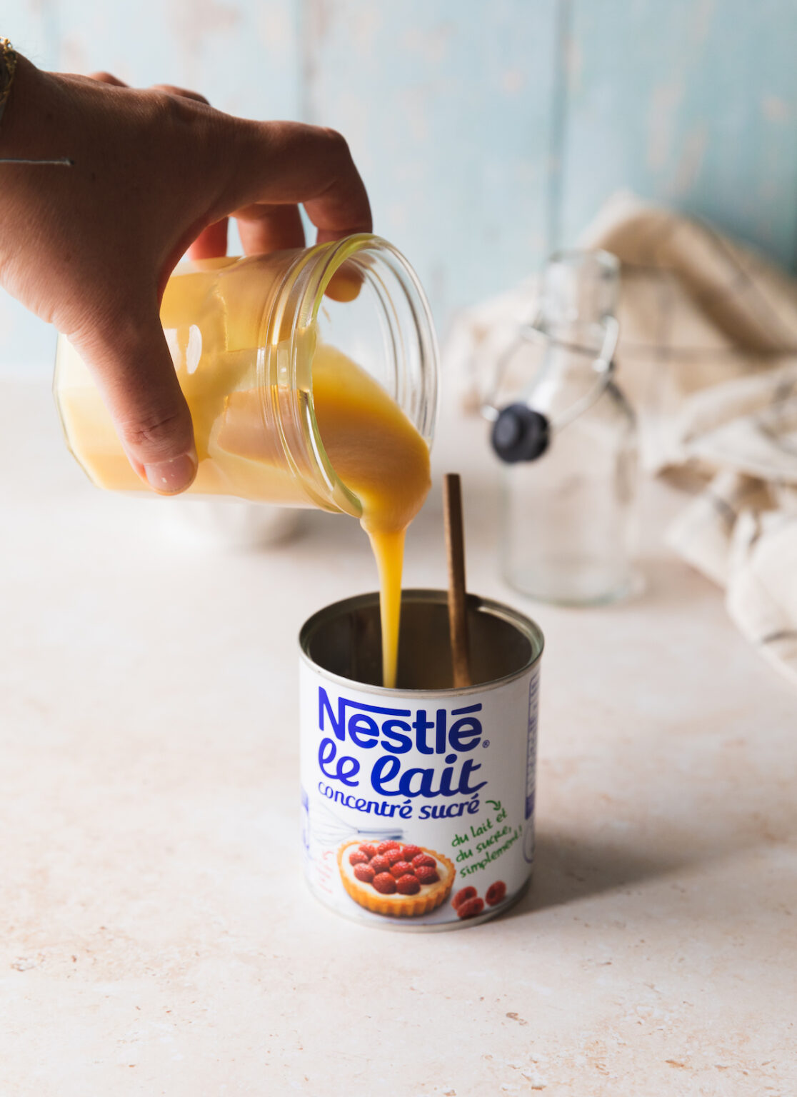 comment faire soi-même sa recette lait concentré sucré Nestlé